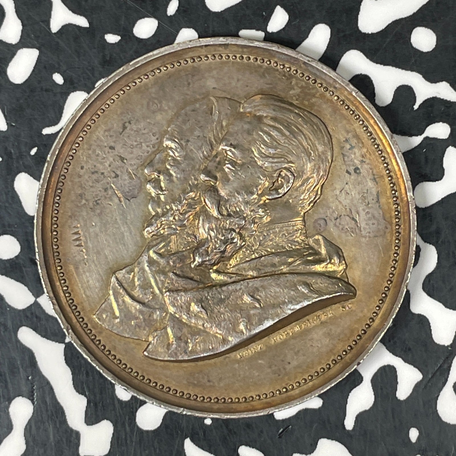 1888 Germany Prussia Academic Art Exhibition In Berlin Medal Lot#JM0599 Silver!