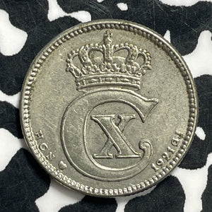 1921 Denmark 25 Ore Lot#C0540