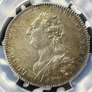 1766 France Louis XVI Judge & Consuls Of Sens Jeton PCGS AU53 Lot#G9429 Silver!