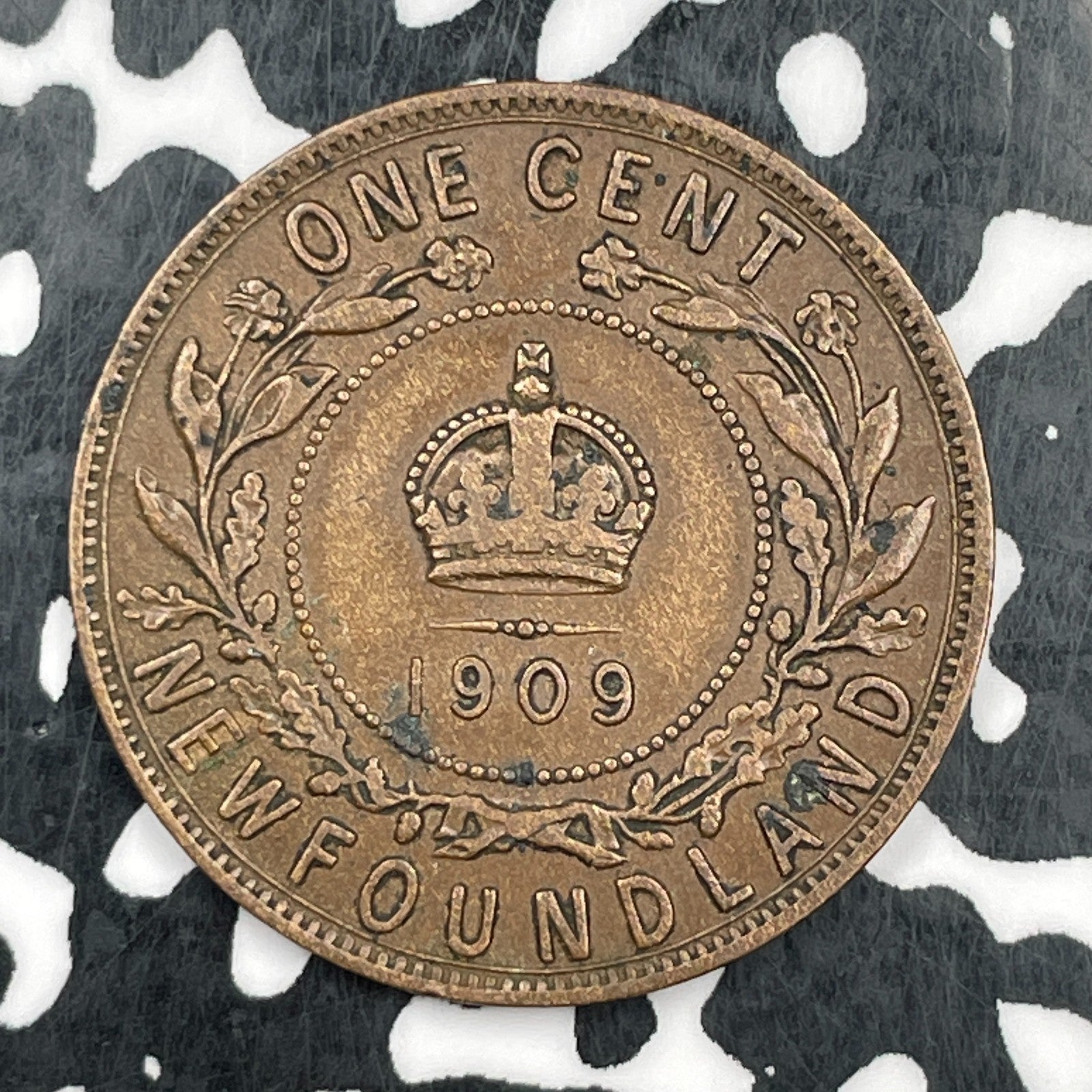 1909 Newfoundland Large Cent Lot#F9664 Nice!