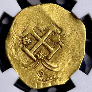 (1556-1598) Spain Philip II 2 Escudos NGC AU53 Lot#G9798 Gold!
