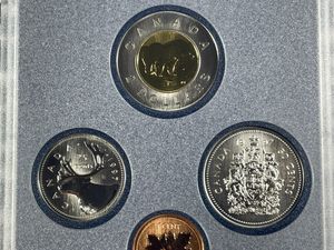 1997 Canada 7x Coin Specimen Set Lot#B2156 With Case & C.O.A