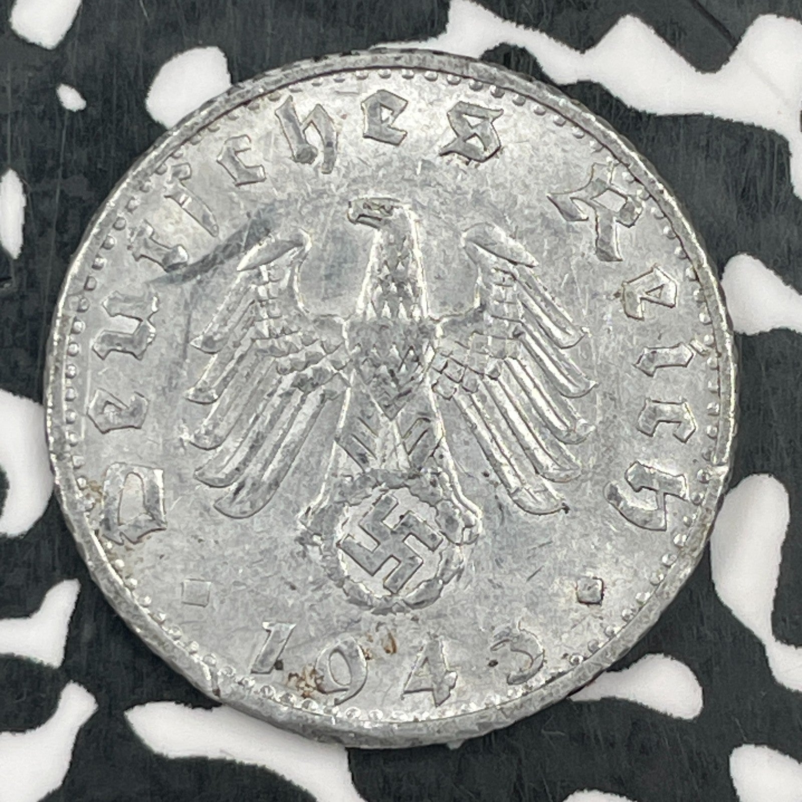 1943-B Germany 50 Pfennig Lot#F8482