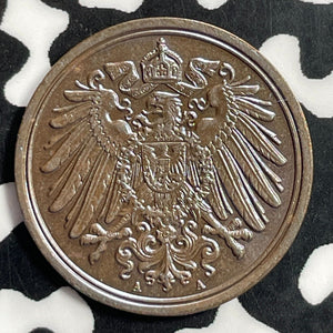 1890-A Germany 1 Pfennig Lot#E9909 High Grade! Beautiful!