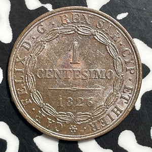 1826 Italy Sardinia 1 Centesimo Lot#T1428 High Grade! Beautiful!