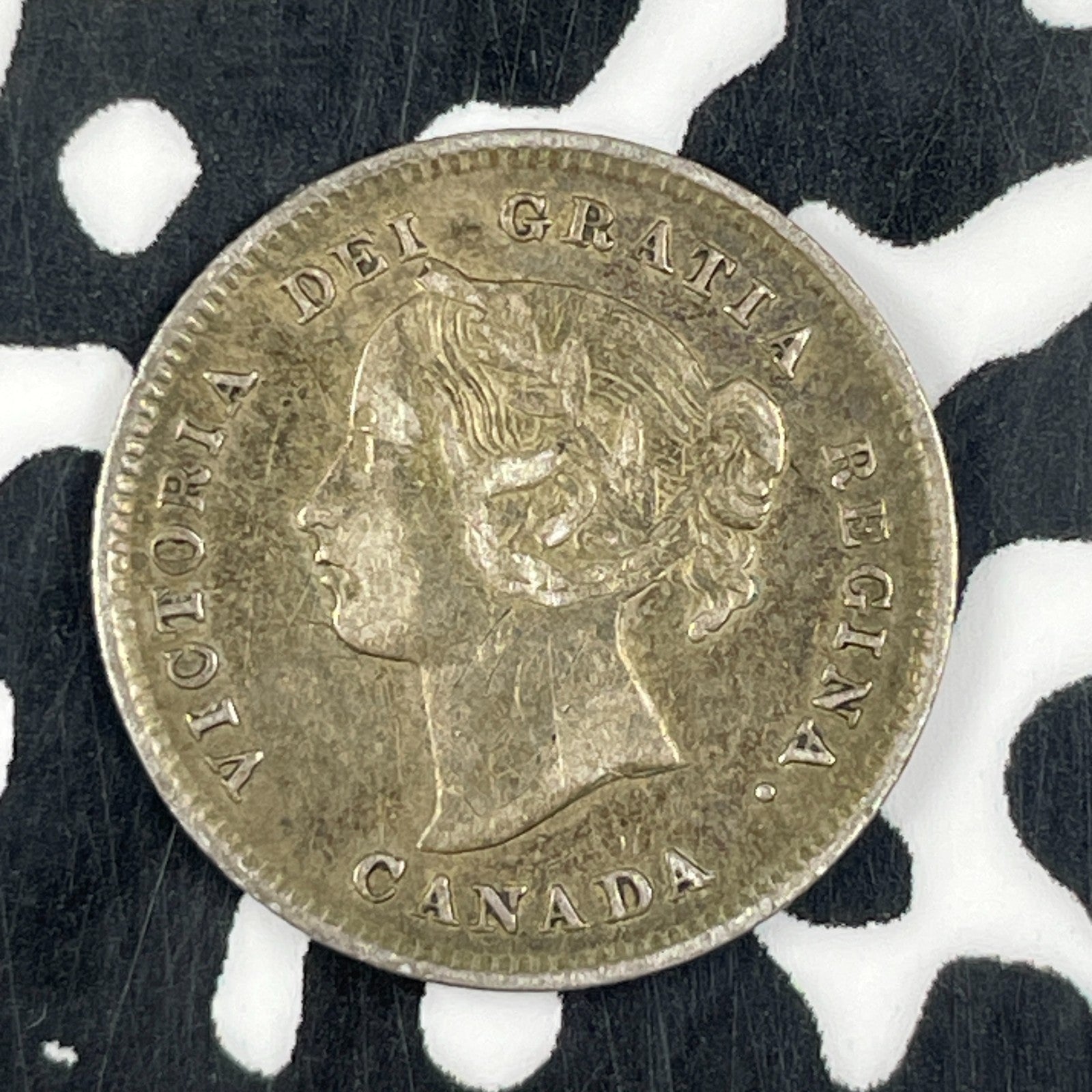 1894 Canada 5 Cents Lot#JM1368 Silver! Nice! Key Date!