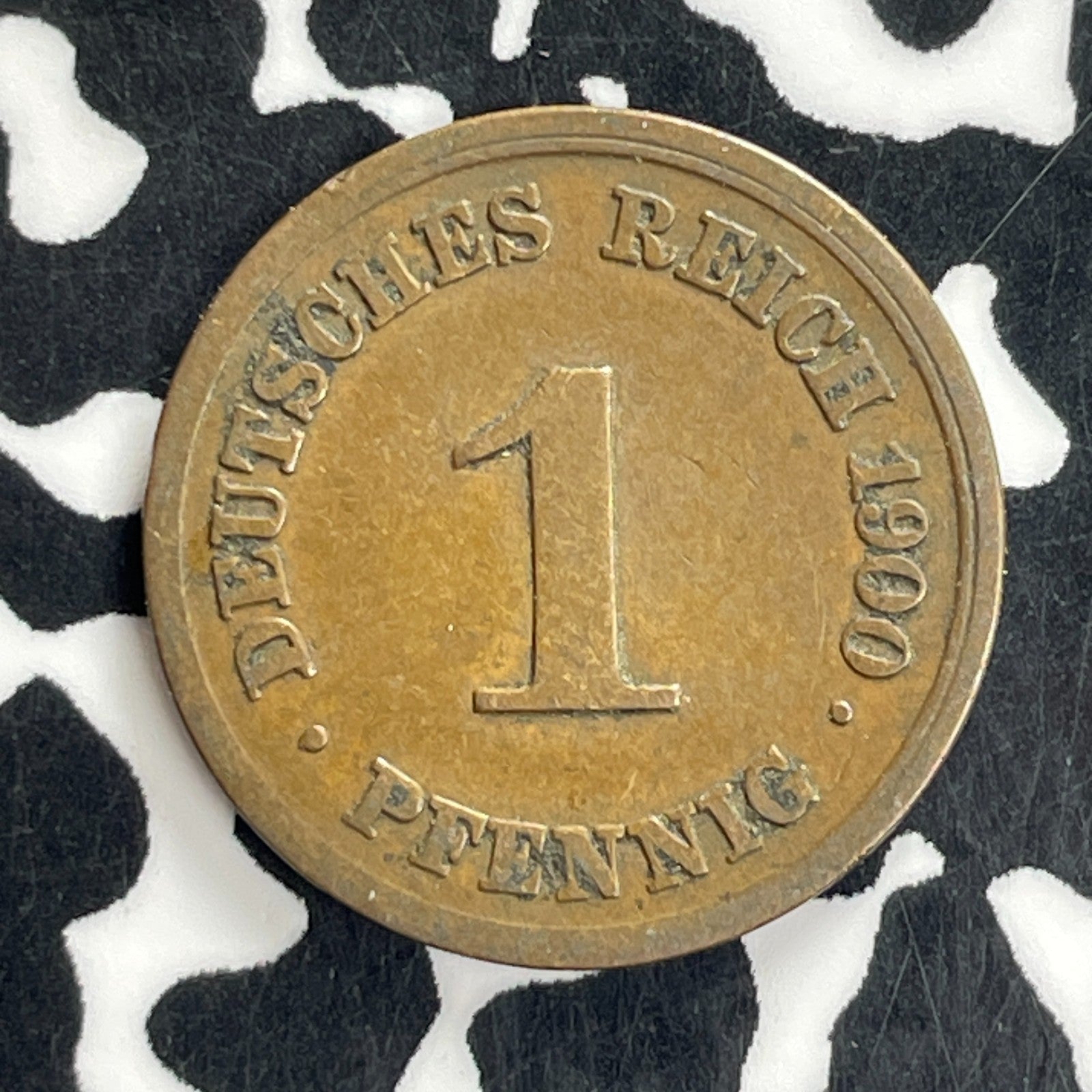 1900-F Germany 1 Pfennig Lot#C4007