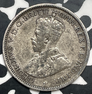 1914 Australia 6 Pence Sixpence Lot#T9998 Silver!