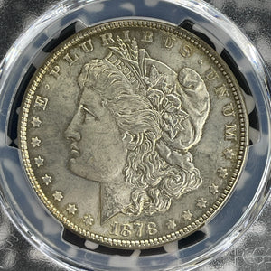 1878 U.S. $1 Morgan Dollar PCGS MS64 Lot#G1070 Silver! 7/8 Tail Feathers, Weak