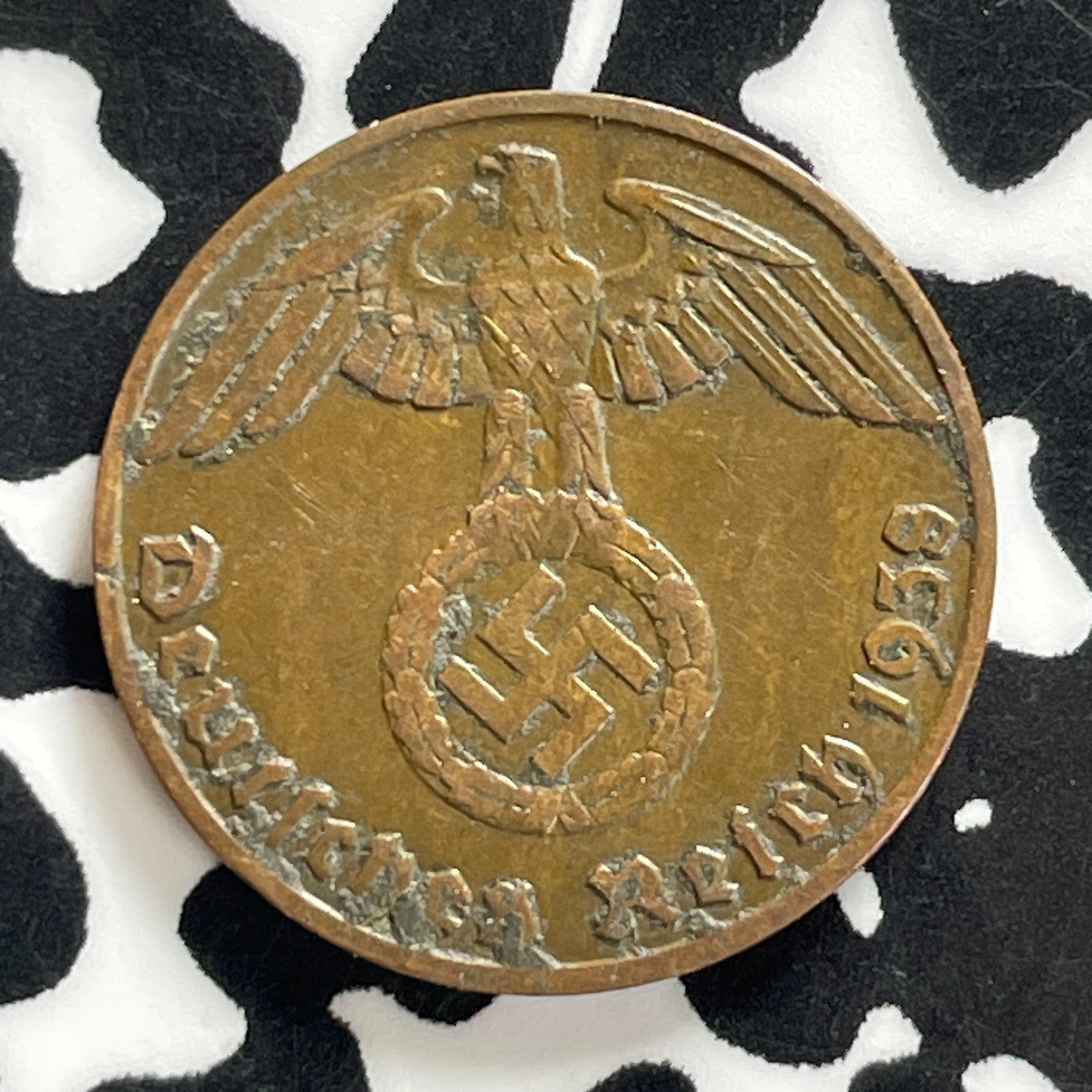 1938-J Germany 1 Pfennig Lot#C3223