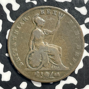 1826 Great Britain 1/2 Penny Half Penny Lot#C0529