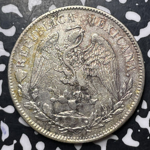 1898-Go RS Mexico 1 Peso Lot#MK234 Large Silver!