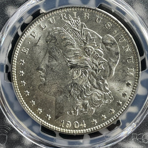 1904-O U.S. $1 Morgan Dollar PCGS MS63 Lot#G365 Silver! Choice UNC!