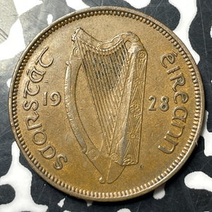 1928 Ireland 1/2 Penny Half Penny Lot#E8914