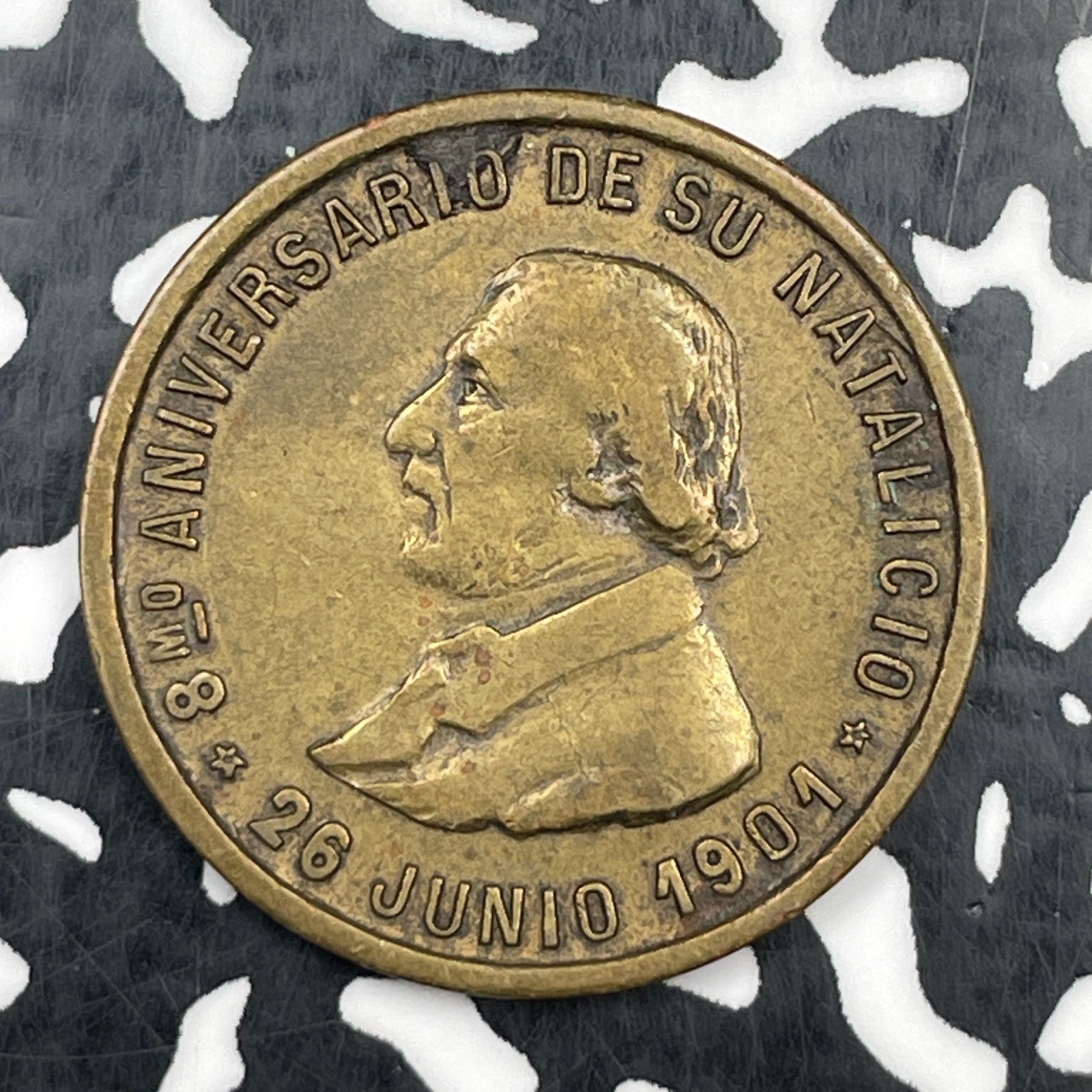 1901 Argentina Bartholome Mitre Medal Lot#N1232