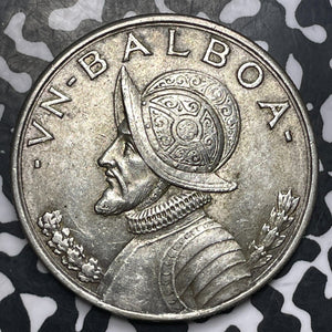 1931 Panama 1 Balboa Lot#JM8294 Large Silver! Nice!