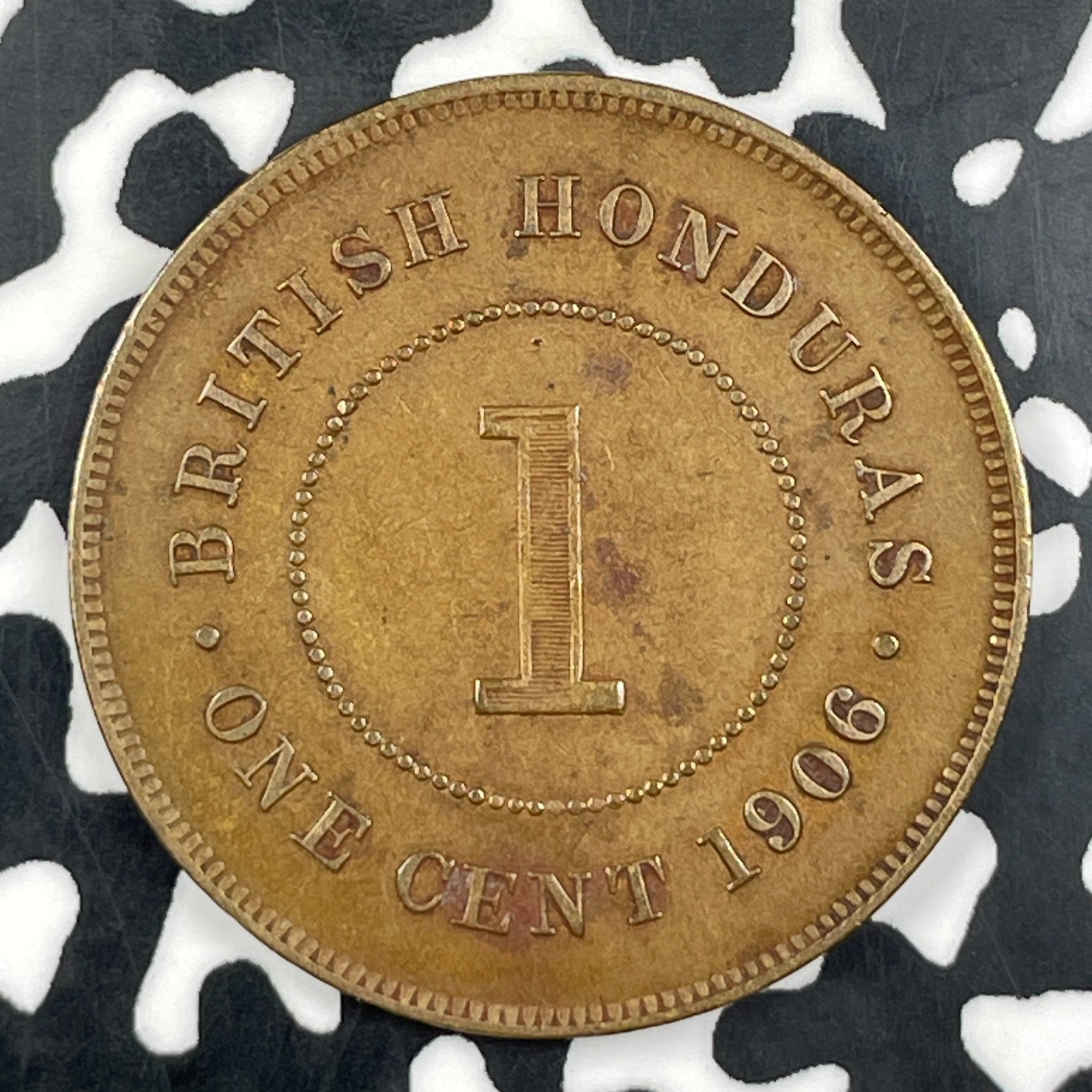 1906 British Honduras 1 Cent Lot#JM0905 Nice! Low Mintage
