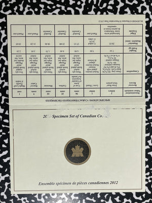 2012 Canada Loonie 25th Anniversary  7x Coin Specimen Set Lot#B2222 W/Case & COA