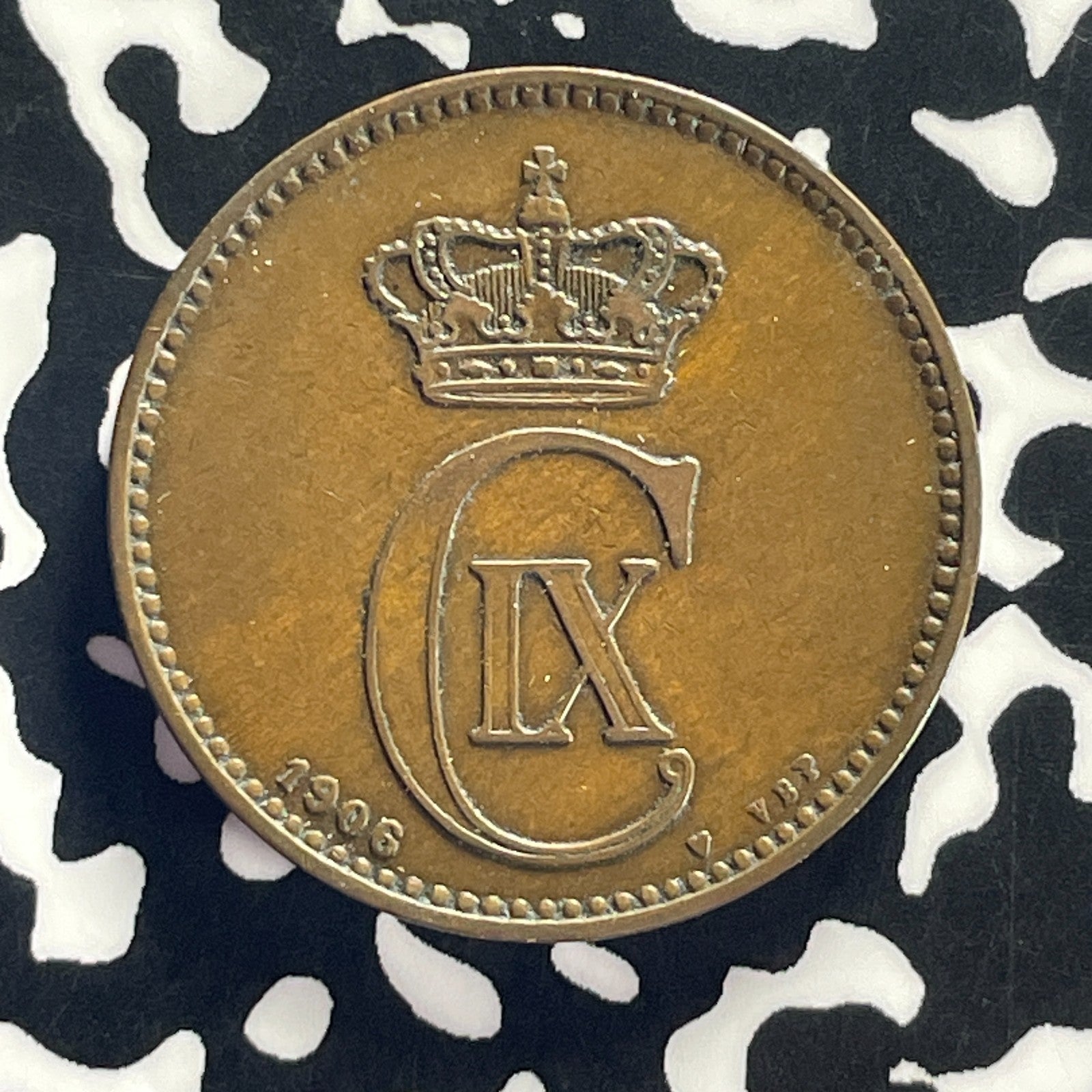 1906 Denmark 5 Ore Lot#T8660