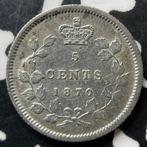1870 Canada 5 Cents Lot#JM9027 Silver! Nice!