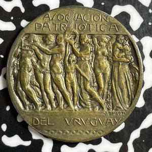 1923 Uruguay Artigas Medal Lot#E2489 34mm