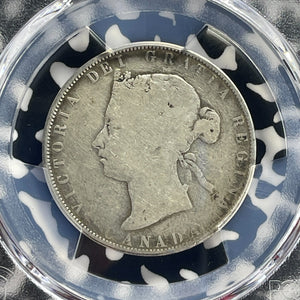 1870 Canada 50 Cents PCGS Scratch-G Detail Lot#G714 Silver! No LCW
