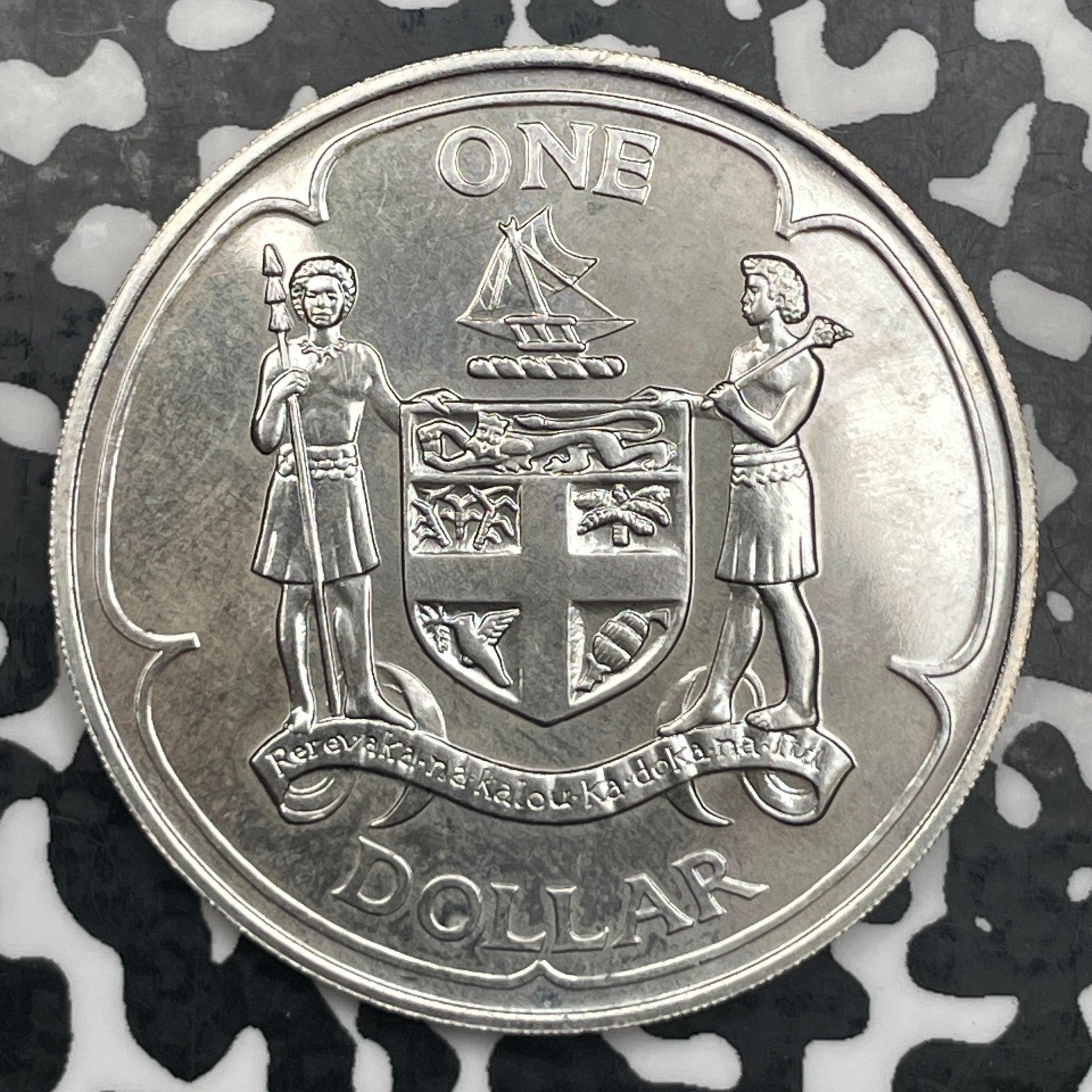 1969 Fiji $1 Dollar Lot#F7125 Proof!