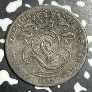 1837 Belgium 5 Centimes Lot#T2798