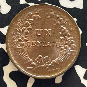 1935 Peru 1 Centavo Lot#T5836 High Grade! Beautiful! KM#208.2