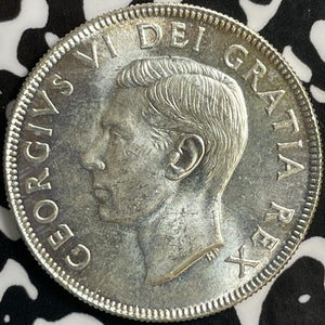 1951 Canada 50 Cents Lot#E0216 Silver! High Grade! Beautiful!