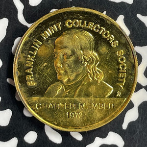1972 U.S. Franklin Mint Collector's Society Token Lot#T6779