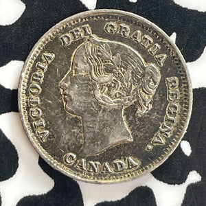 1899 Canada 5 Cents Lot#T7685 Silver! Nice!