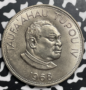 1968 Tonga 1 Pa'anga Lot#T9863 High Grade! Beautiful!