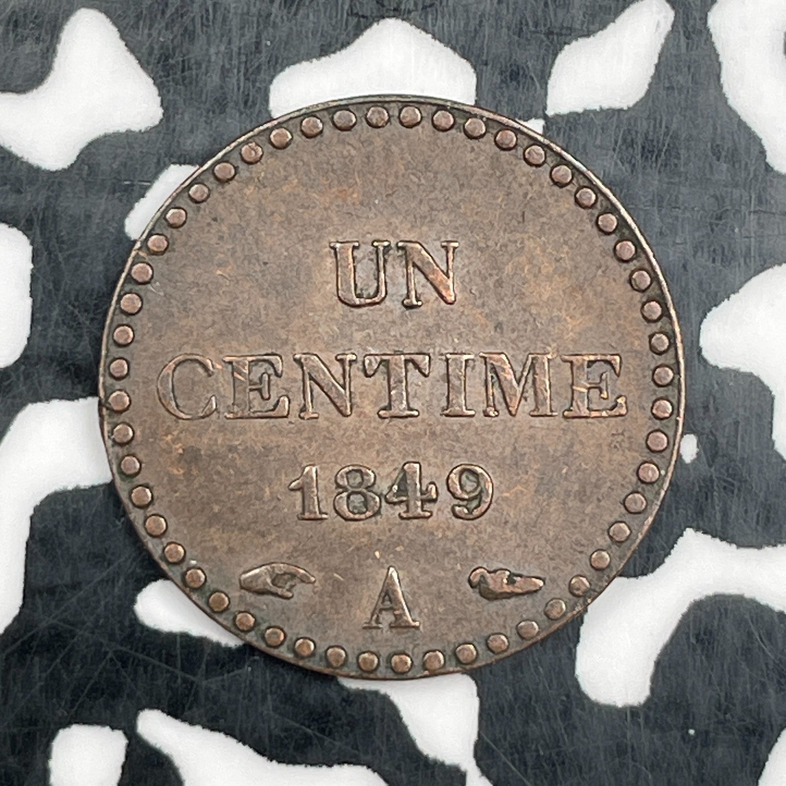 1849-A France 1 Centime Lot#N2929 Nice!