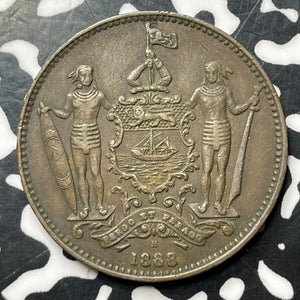 1888-H British North Borneo 1 Cent Lot#MK274