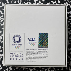 2020 Japan Tokyo Olympics Gymnastics 1000 Yen Proof Set Lot#B2373 Silver!