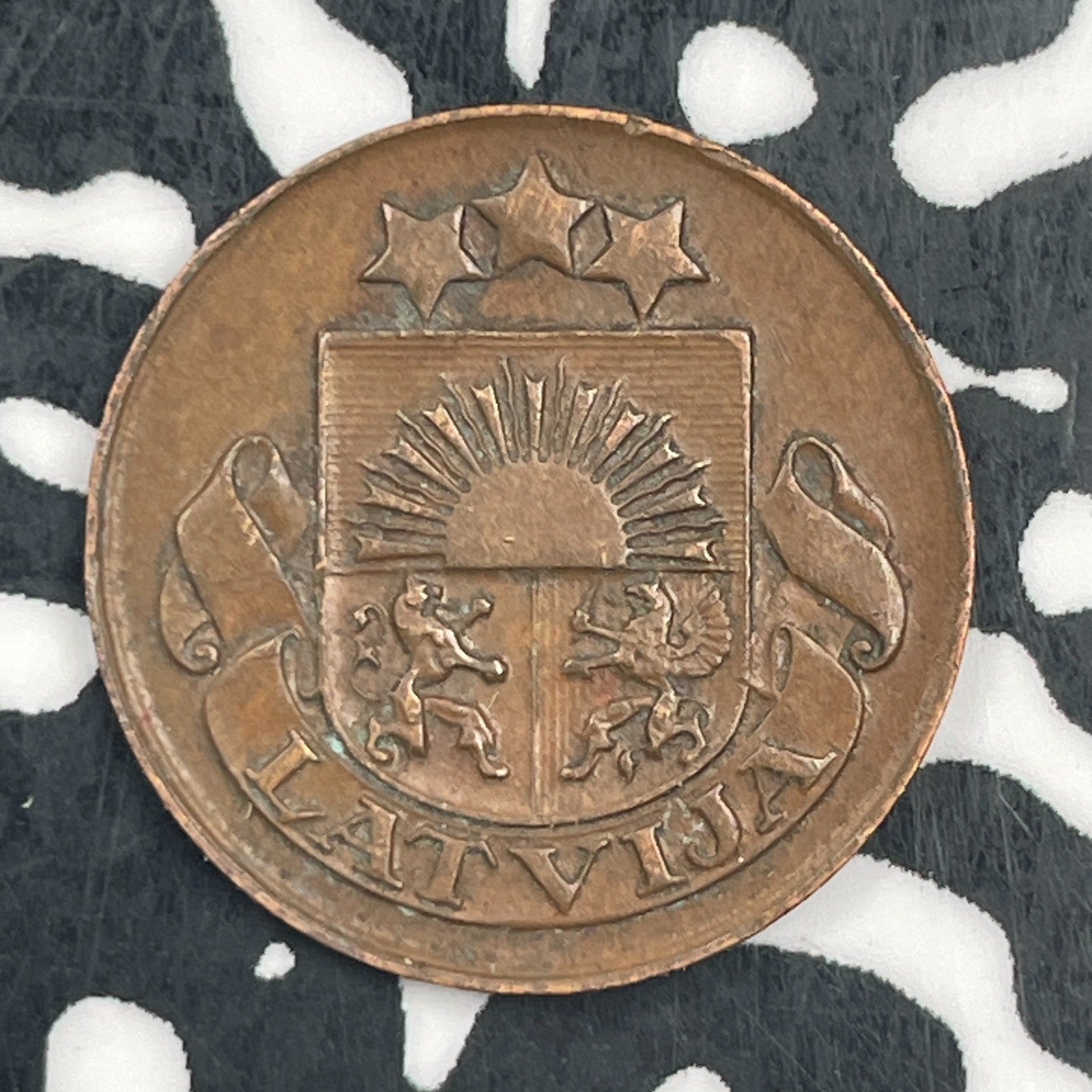 1924 Latvia 1 Santims Lot#F8284
