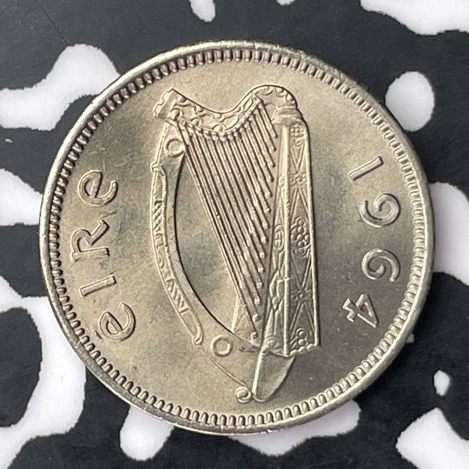 1964 Ireland 3 Pence Threepence Lot#C4265 High Grade! Beautiful!