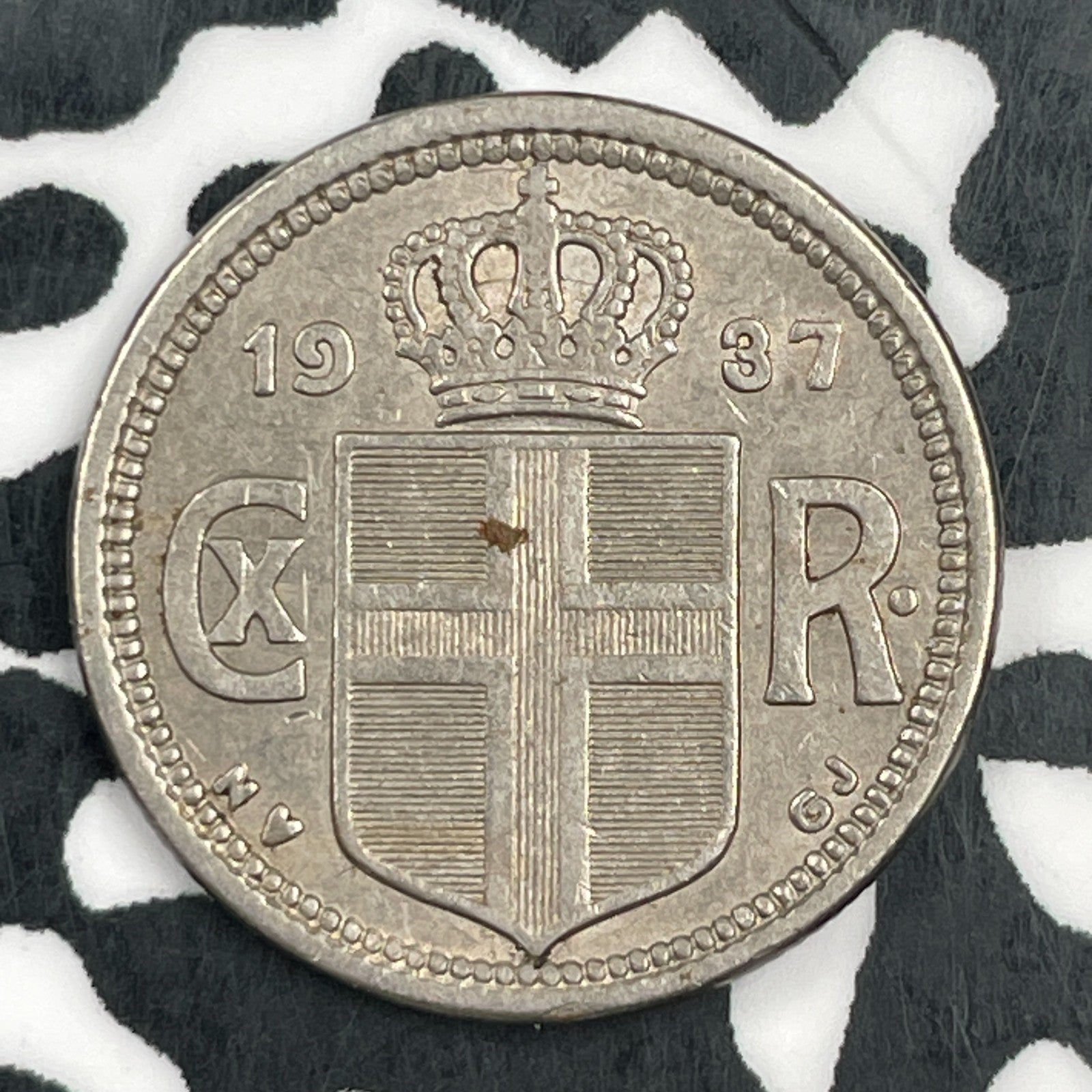1937 Iceland 25 Aurar Lot#F8362