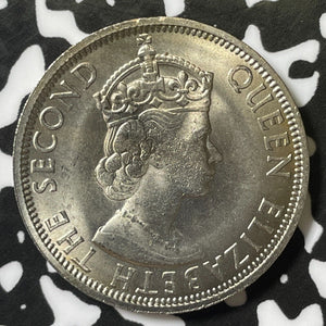 1961-H Malaya & British Borneo 50 Cents Lot#E4714 High Grade! Beautiful!