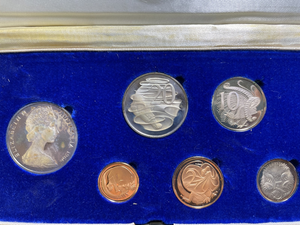 1966 Australia 6x Coin Proof Set Lot#B2717 Including Silver! With Case
