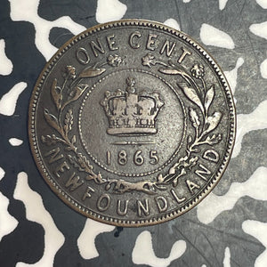 1865 Newfoundland Large Cent Lot#T6389 Nice!
