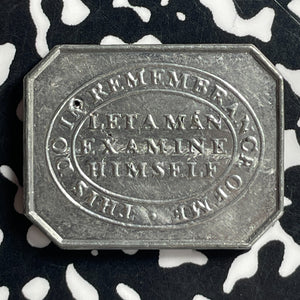 1844 Scotland Clackmannanshire Dollar & Myckart Communion Token Lot#T7119