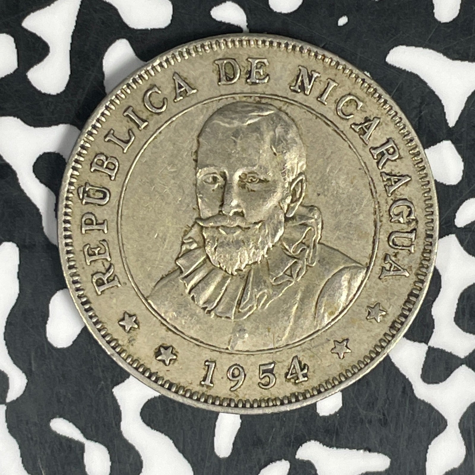 1954 Nicaragua 50 Centavos Lot#C5952