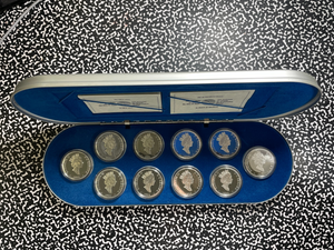 1993 Canada 10x Coin Aviation Commemorative Proof Set Lot#B2579 Silver! W/ Case