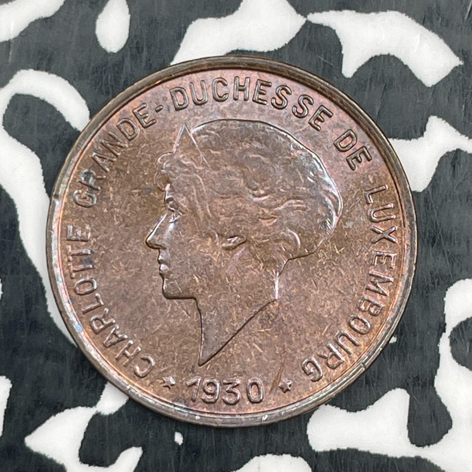 1930 Luxembourg 5 Centimes Lot#N1415 High Grade! Beautiful!