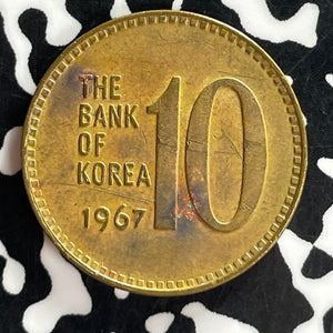 1967 South Korea 10 Won Lot#T7374