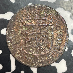 1789 Switzerland Neuchatel 1 Kreuzer Lot#T2539 Corrosion KM#46