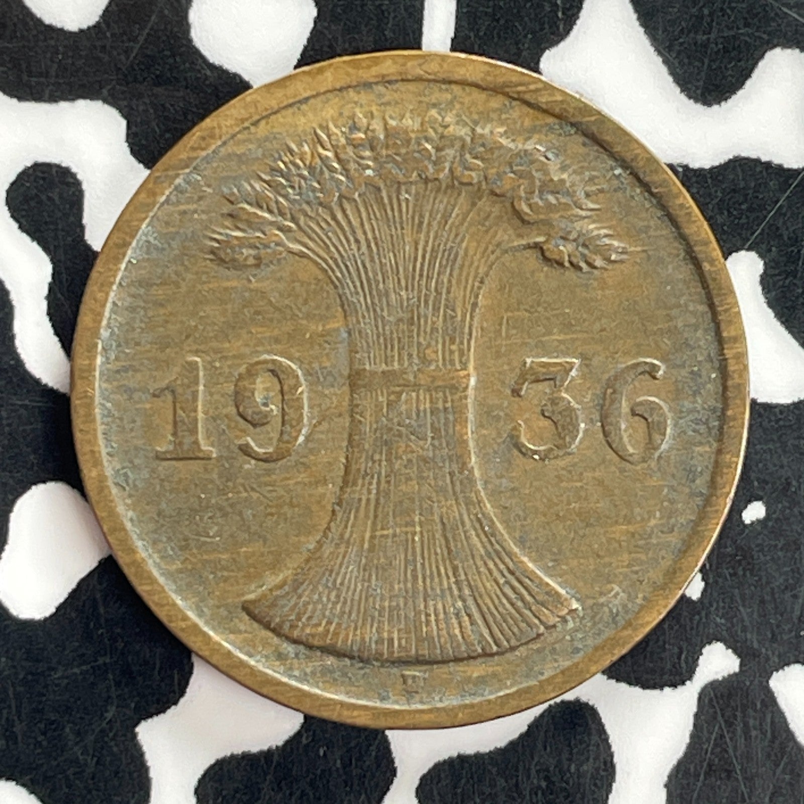 1936-D Germany 2 Pfennig Lot#C3959