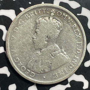 1911 Australia 1 Florin Lot#T1554 Silver! Low Mintage